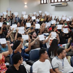 Belém, Pará, Brasil. Cidade. CURSINHO ENEM UEPA - ID 933315 - 05/07/2025. Foto: Ricardo Amanajás / Diario do Pará.