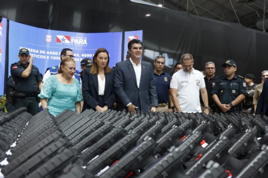 Governo entrega armamentos e equipamentos para fortalecer as ações da Polícia Militar