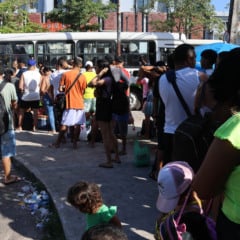 A proximidade com o centro da capital fez do Distrito de Mosqueiro uma das opções escolhidas para tomar um banho de praia no último final de semana de julho