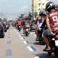 Belém estreia Faixa Azul para motos: saiba onde e quando começa o projeto piloto