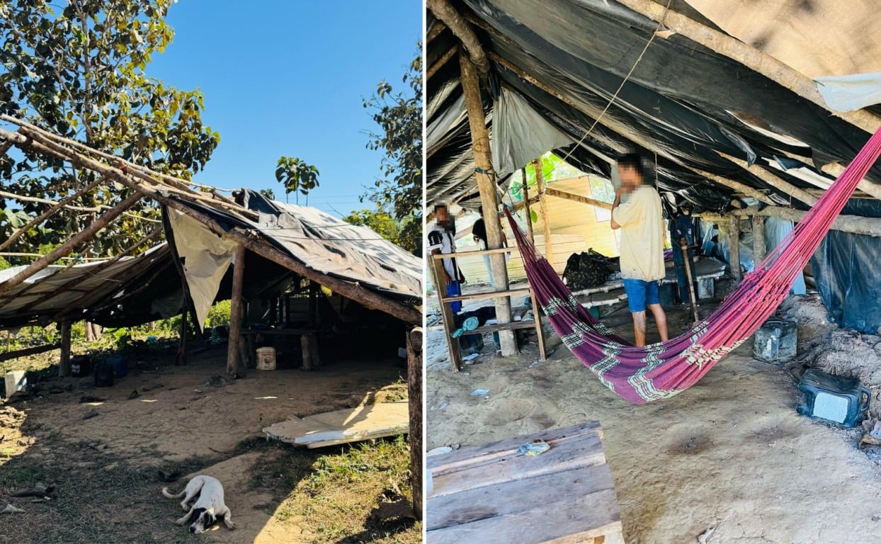 Equipe de fiscalização constatou que as vítimas viviam em péssimas condições de habitabilidade