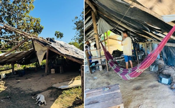 Equipe de fiscalização constatou que as vítimas viviam em péssimas condições de habitabilidade