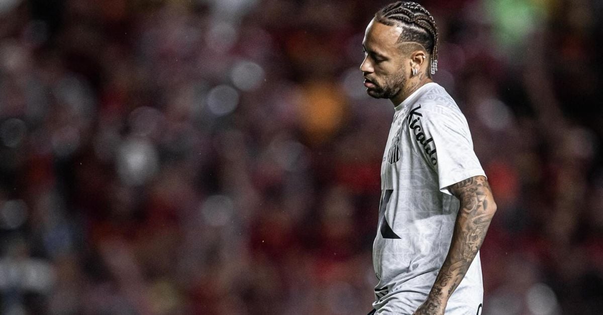 O Santos de Neymar buscou empate com o Sport. Foto: Santos FC