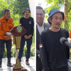 O alpinista Agam Rinjani, que liderou a equipe de voluntários no resgate da brasileira Juliana Marins, foi homenageado nesta terça-feira (1º).