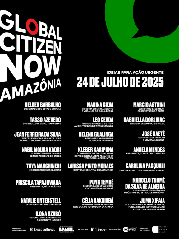 Belém recebe Global Citizen NOW: Amazônia no dia 24 de julho