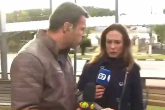 O caso aconteceu durante uma cobertura ao vivo em São Paulo e repercutiu nas redes sociais.