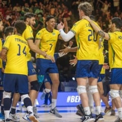 Seleção Brasileira joga pelas quartas de final da competição nesta quarta-feira (30), na China (Foto: Divulgação, FIVB)

