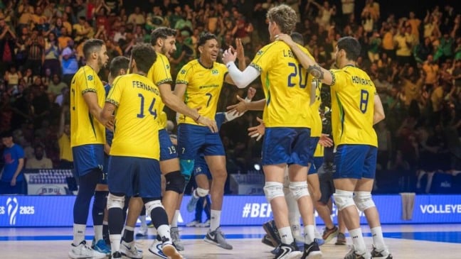 Seleção Brasileira joga pelas quartas de final da competição nesta quarta-feira (30), na China (Foto: Divulgação, FIVB)

