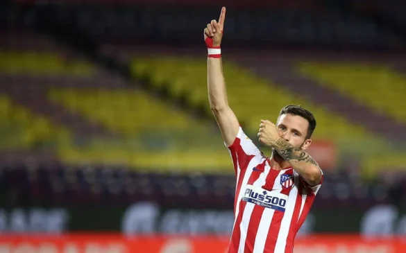 Flamengo se aproxima de acerto com Saúl, volante espanhol do Atlético de Madrid