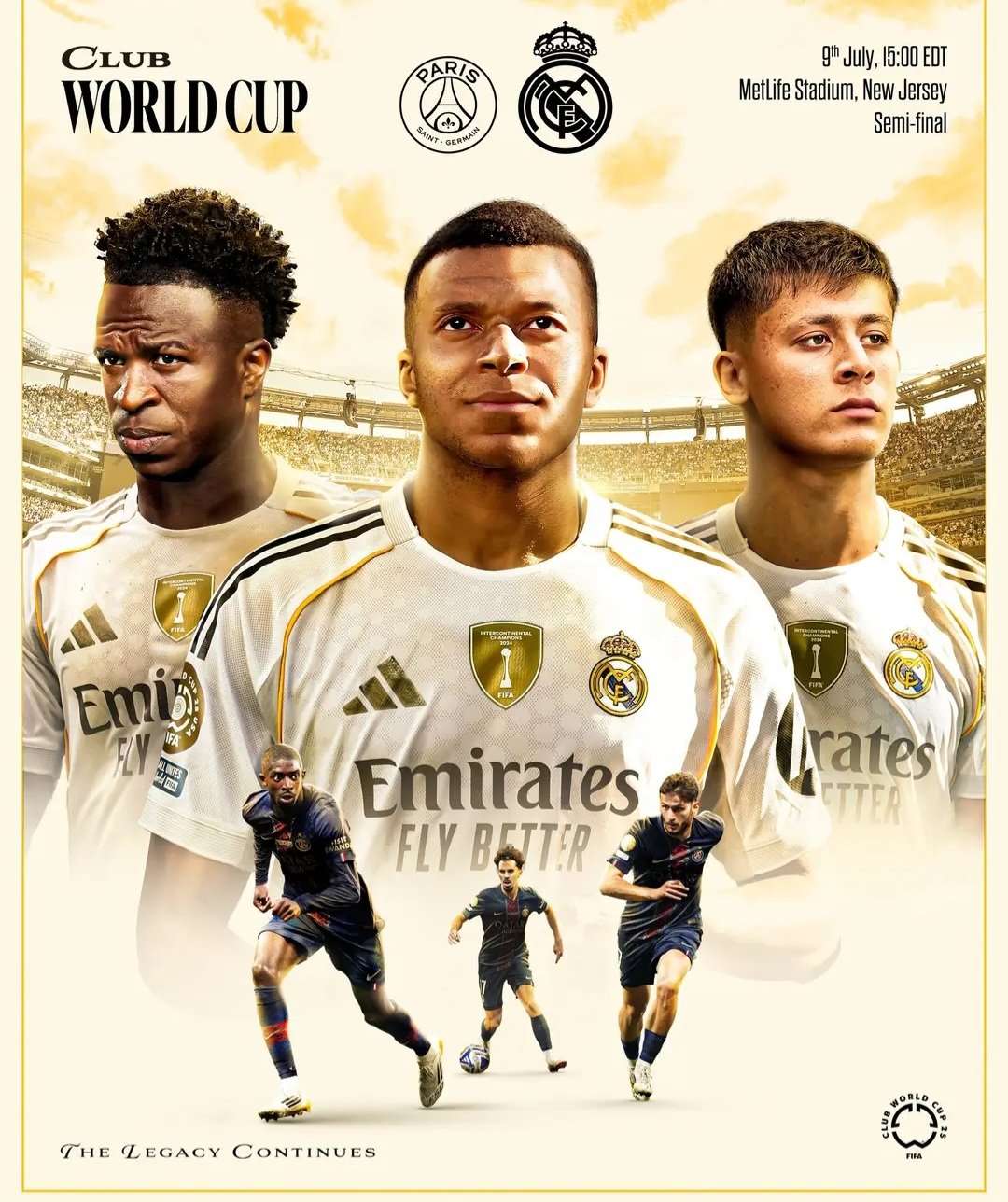 PSG x Real Madrid: Horário, escalações e onde assistir