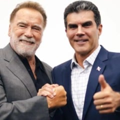 Helder Barbalho e Arnold Schwarzenegger debatem protagonismo subnacional e nova economia verde para florestas tropicais