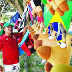 Segundo os relatos dos autônomos, a venda dos itens representa uma importante fonte de renda
