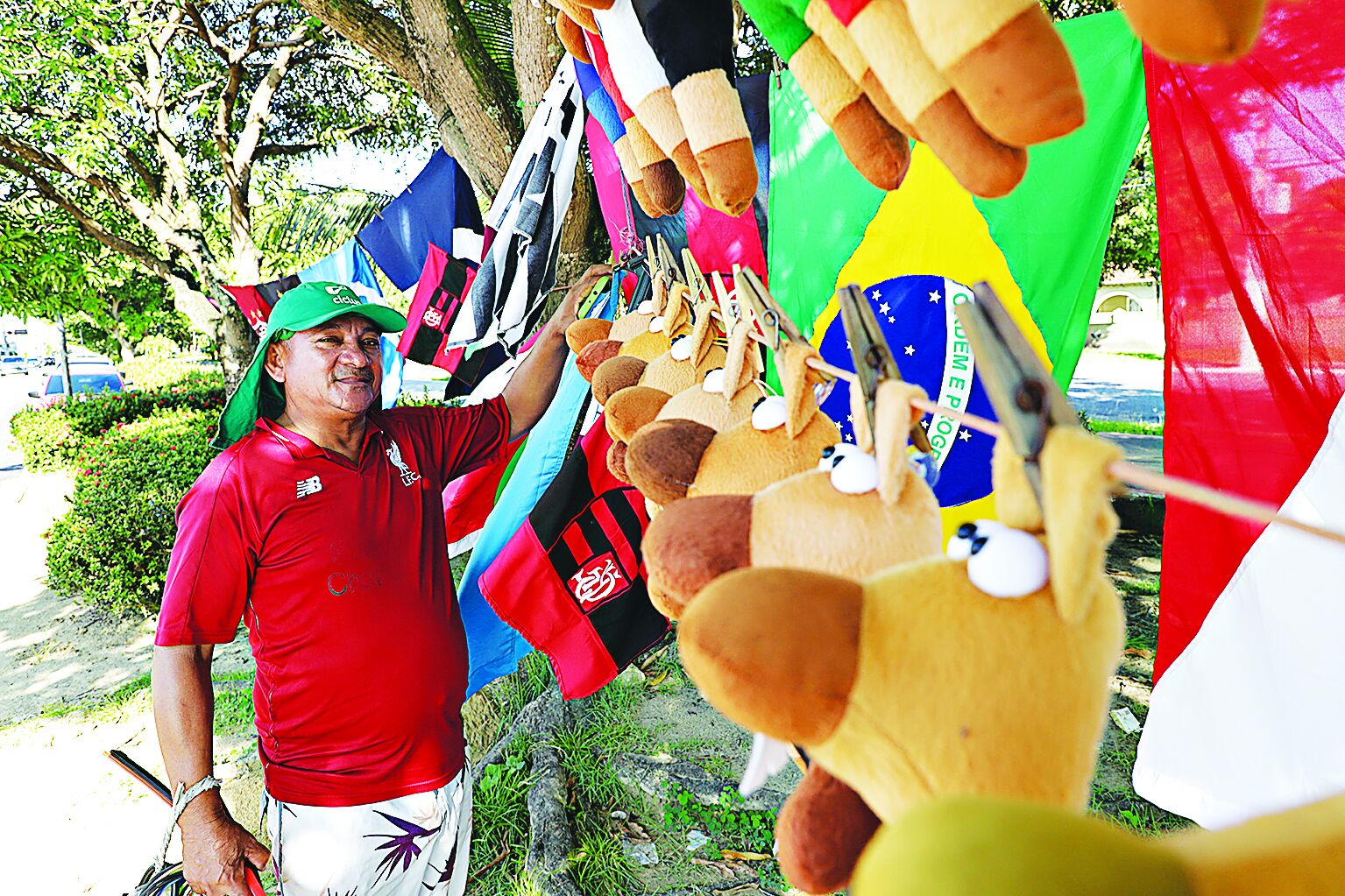 Segundo os relatos dos autônomos, a venda dos itens representa uma importante fonte de renda