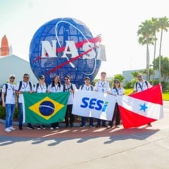 A equipe Newton Exploration, da Escola de Referência SESI Ananindeua, foi homenageada pela participação na Missão 19 da International Journey ISS Expedition.