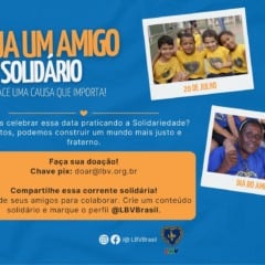 No Dia do Amigo, LBV promove campanha solidária em Belém e convida população