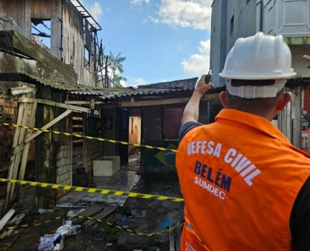 Incêndio no Guamá: Veja como ficaram as casas atingidas e destruídas
