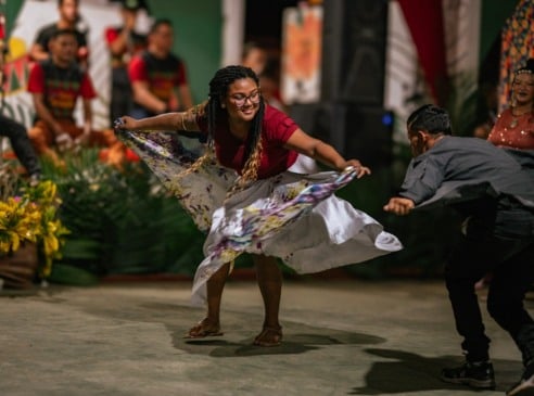 Já no dia 25 de julho, às 19h, o grupo Os Quentes da Madrugada, da Irmandade de Carimbó de São Benedito, realiza uma apresentação na Praça Matriz.