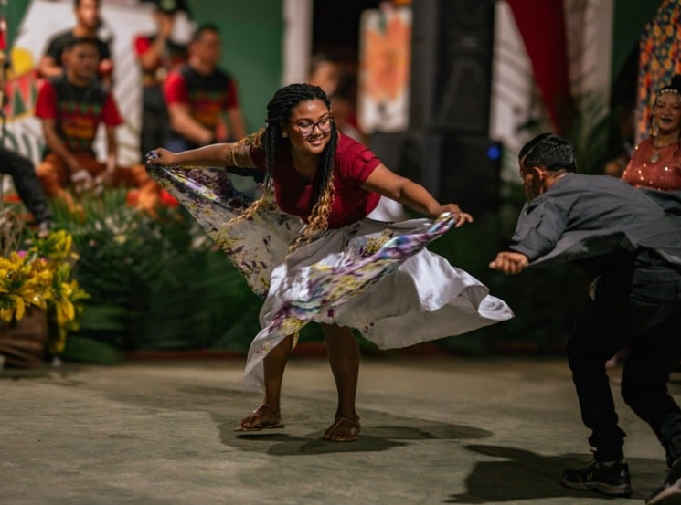 Já no dia 25 de julho, às 19h, o grupo Os Quentes da Madrugada, da Irmandade de Carimbó de São Benedito, realiza uma apresentação na Praça Matriz.