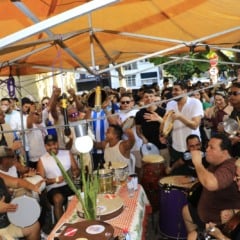 Neste sábado (19) de veraneio de julho, enquanto muitos ainda aproveitam as férias que o mês proporciona, para quem ficou em Belém, uma das opções foi curtir uma boa roda de samba