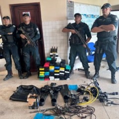 PM apreende 130 kg de drogas e prende dois homens por tráfico no Marajó
