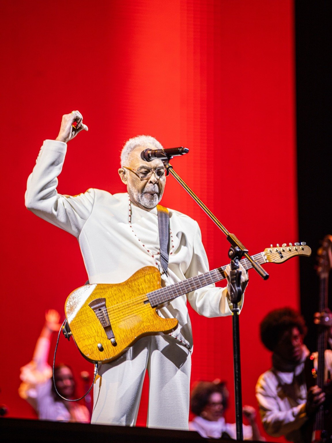 A apresentação de Gilberto Gil marcada para o dia 9 de agosto, em Belém, foi adiada em razão do falecimento de sua filha