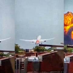 Boeing 787 da Air India que sofreu o acidente. Foto: Reprodução/Internet
