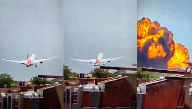 Boeing 787 da Air India que sofreu o acidente. Foto: Reprodução/Internet