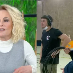 Ana notou que o bate-papo nos bastidores estava mais animado do que deveria. 
