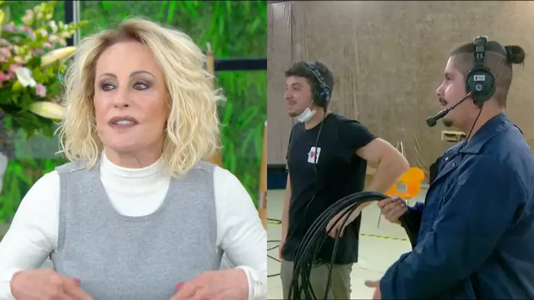 Ana notou que o bate-papo nos bastidores estava mais animado do que deveria. 