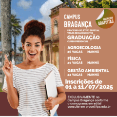 Quer estudar no IFPA? Campus Bragança abre seleção com vagas remanescentes