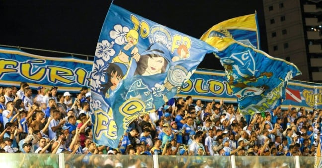 Torcida bicolor está empolgada com a campanha de recuperação do time na Série B - Foto: Jorge Luis Totti/PSC