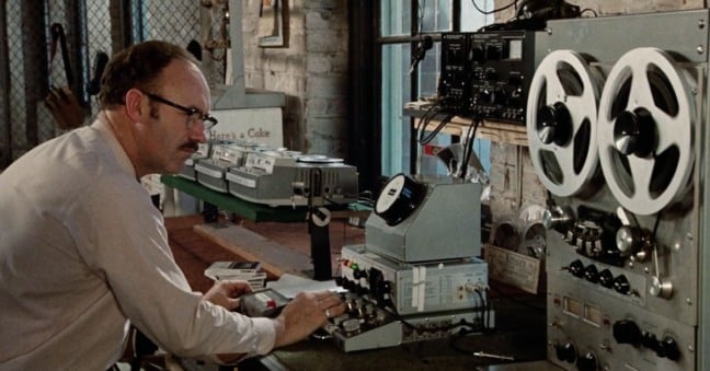 Gene Hackman como Harry Caul, em "A conversação" - Foto: Divulgação
