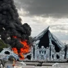 Um incêndio atingiu o palco principal do Tomorrowland, em Boom, na Bélgica, nesta terça-feira (16). Apesar do susto, ninguém ficou ferido