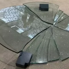 Profissionais da imprensa, na tentativa de registrar imagens do ex-presidente, derrubaram uma mesa de vidro no Salão Verde, que fica antes do plenário, mas não houve feridos.