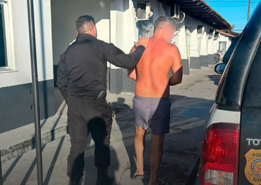 O suspeito foi detido em Belém e é investigado por múltiplos crimes de estupro de vulnerável contra a mesma vítima, que era sua companheira