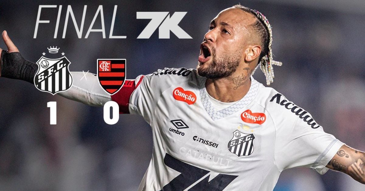 Neymar fez o gol da vitória - Foto: Santos / X