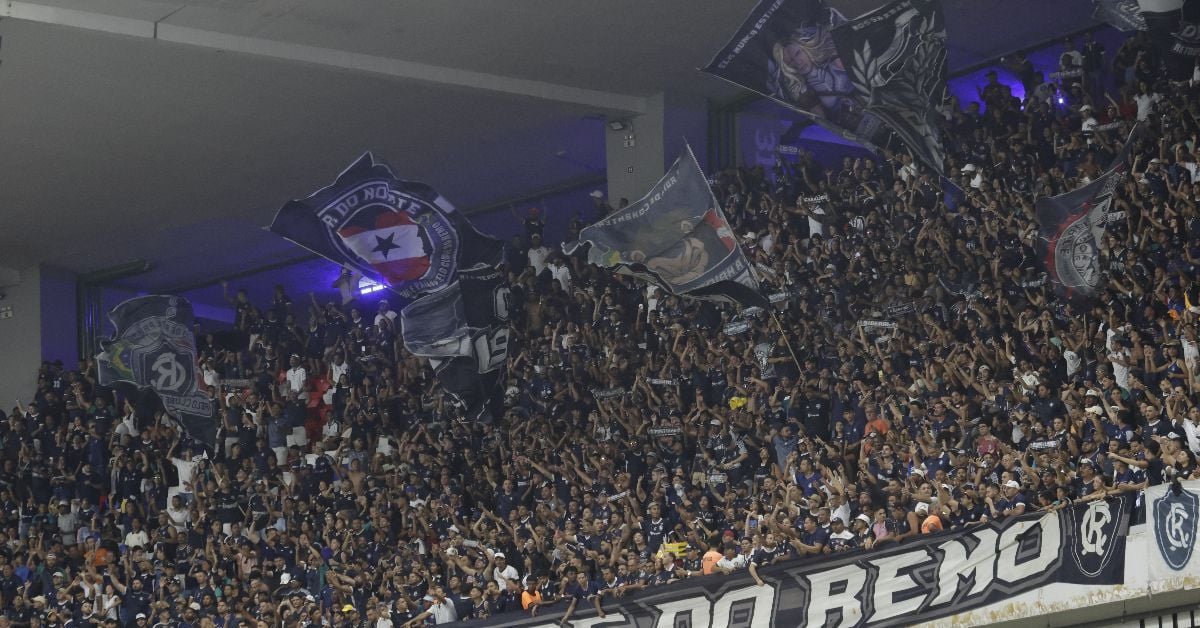 Torcida azulina deve lotar o Mangueirão contra o Botafogo-SP - Foto: Mauro Ângelo/Diário do Pará
