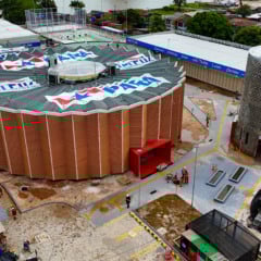 O projeto de construção da nova Usina da Paz de Icoaraci, em Belém, segue avançando e já conta com mais de 90% dos serviços executados