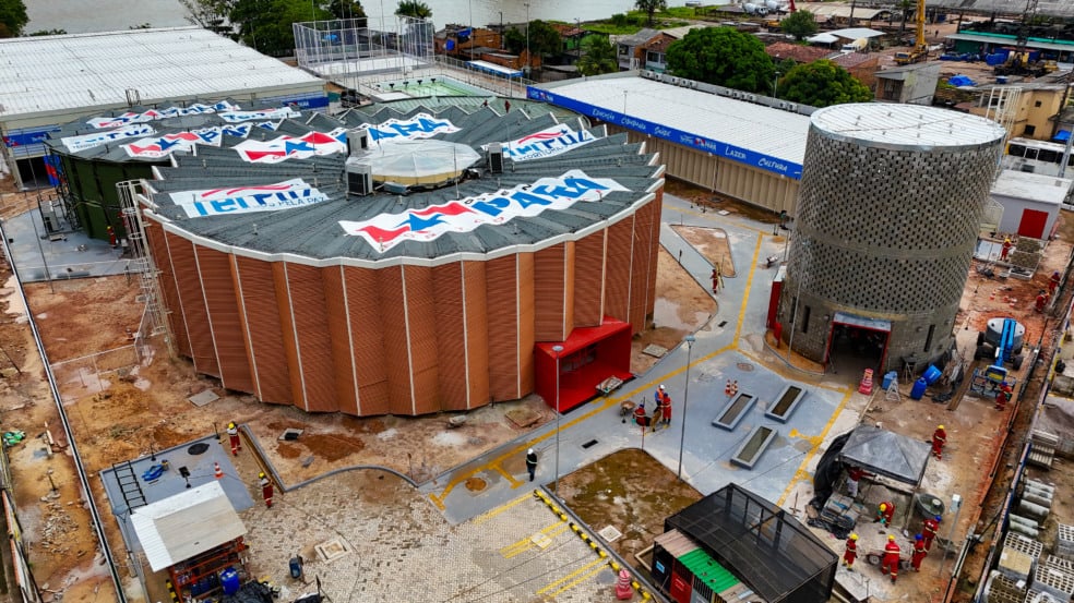 O projeto de construção da nova Usina da Paz de Icoaraci, em Belém, segue avançando e já conta com mais de 90% dos serviços executados O projeto de construção da nova Usina da Paz de Icoaraci, em Belém, segue avançando e já conta com mais de 90% dos serviços executados