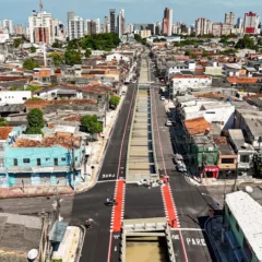 O maior programa de macrodrenagem da história da capital paraense conclui mais uma etapa, que beneficia milhares de moradores. Foto: Vinícius Pinto / Agência Pará