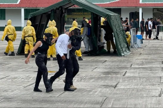 Belém recebeu uma simulação de emergência química que movimentou mais de 100 profissionais das Forças Armadas e de órgãos de saúde durante a semana.
