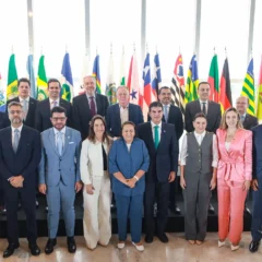 Governadores de 19 estados brasileiros divulgaram uma declaração conjunta de apoio irrestrito à realização da 30ª Conferência das Partes da Convenção-Quadro das Nações Unidas sobre Mudança do Clima (COP30). Foto: Marcelo Lélis /Agência Pará