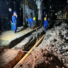 Sistema de esgotamento sanitário do Ver-o-Peso alcança 86% de obra realizada