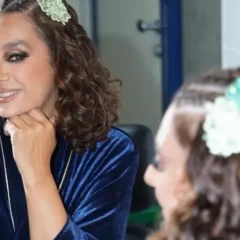 A apresentadora Cátia Fonseca, ex-Band, foi uma das eliminadas durante a gravação da repescagem do quadro Dança dos Famosos