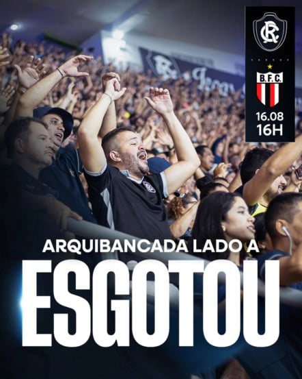A torcida azulina está fazendo bonito mais uma vez.