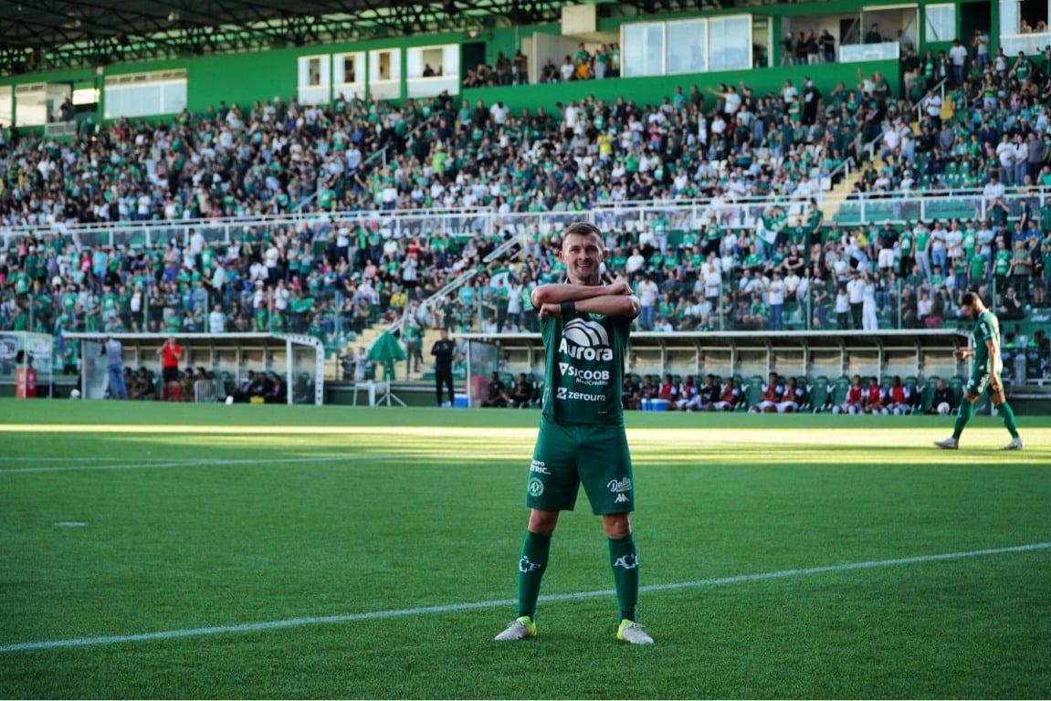 A Chape derrotou o Papão.  Foto: Luiz Ferrazzo | ACF
