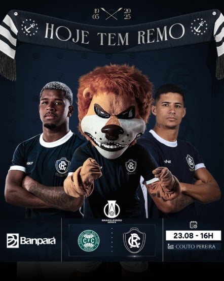 Remo precisa mostrar fome de acesso contra o líder Coritiba
