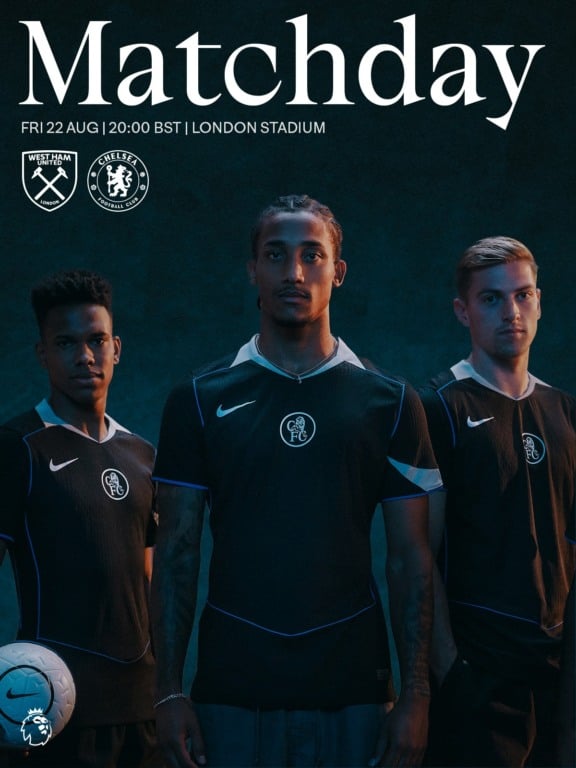 West Ham e Chelsea se enfrentam neste domingo (24), às 16h (de Brasília), no Estádio Olímpico de Londres, em duelo válido pela 2ª rodada da Premier League.