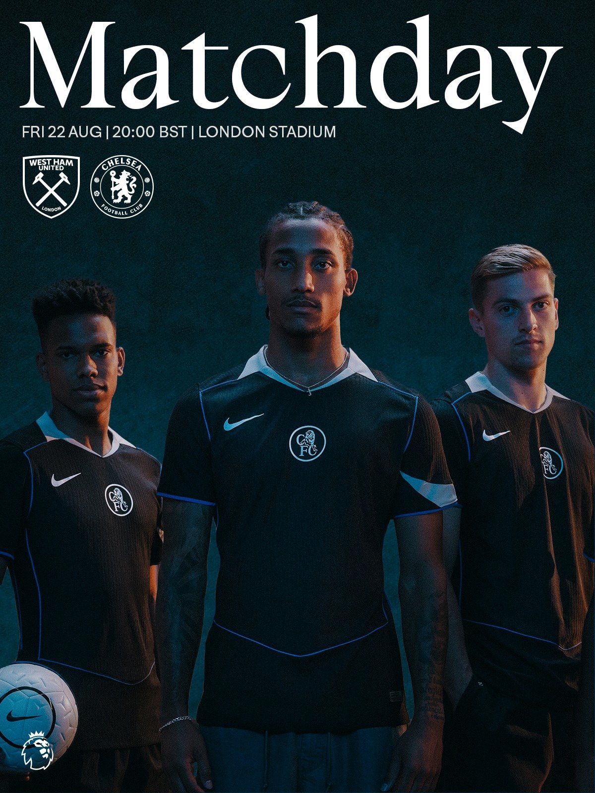 West Ham e Chelsea se enfrentam neste domingo (24), às 16h (de Brasília), no Estádio Olímpico de Londres, em duelo válido pela 2ª rodada da Premier League.