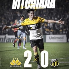 Na noite desta sexta-feira, 22, o Criciúma venceu o Novorizontino por 2 a 0, na abertura da 23ª rodada da Série B do Campeonato Brasileiro.